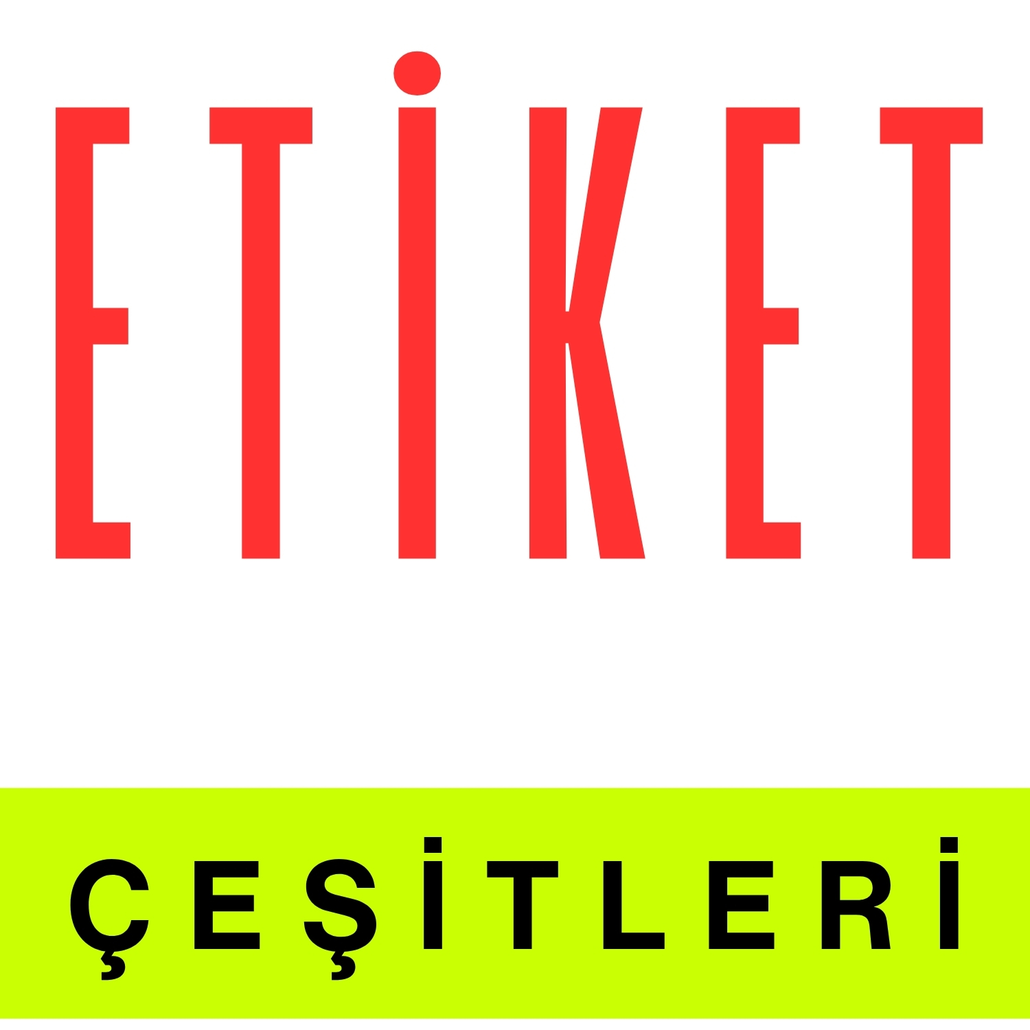 Etiketler kategorisi için resim